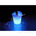 LED Lighted Ice Bucket, Glowing and Battery Container